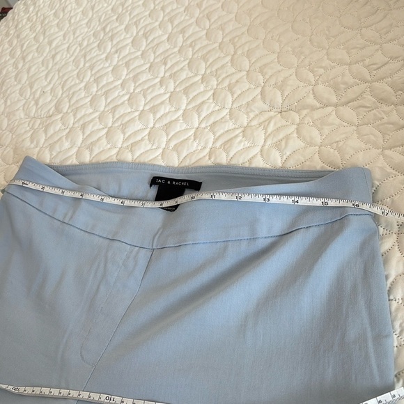 Tommy Hilfiger Red Floral Top (M) and Zac & Rachel Light Blue Cropped Pants (12) - Picture 2 of 13